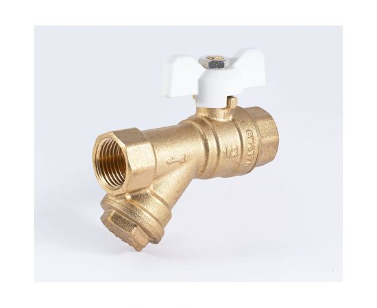 Шаровой кран PROFACTOR с фильтром PF STANDARD ручка бабочка, в/в 1/2 дюйма PF BYS 330W – изображение 5