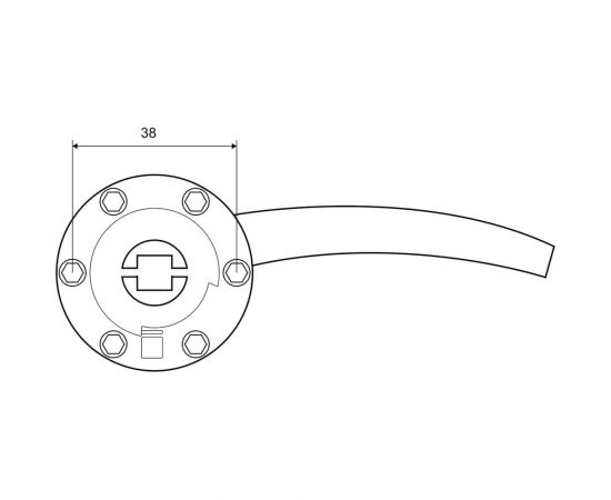 Дверная ручка Фабрика замков FZ 03 EU SN СТ-00001296 – изображение 5