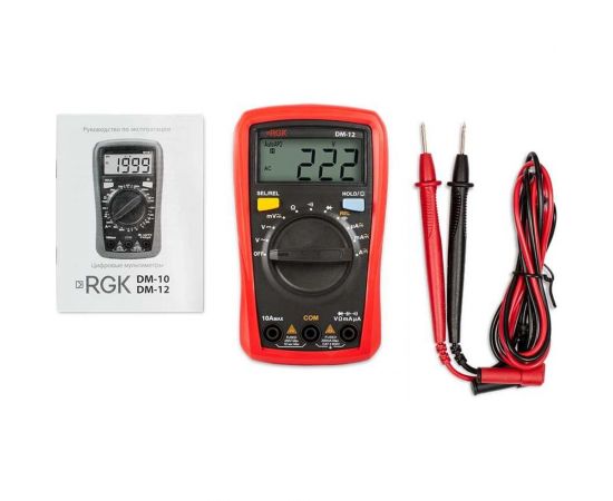 Цифровой мультиметр с поверкой RGK DM-12 779630 – изображение 5