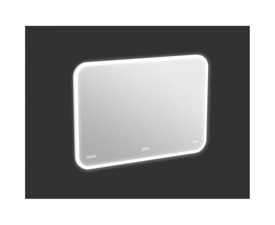ЗеркалоCersanit LED 070 design pro 100x70 с подсветкой, bluetooth, часы, с антизапотеванием, прямоугольное 63551 – изображение 6