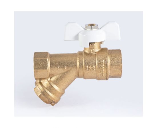 Шаровой кран PROFACTOR с фильтром PF STANDARD ручка бабочка, в/в 1/2 дюйма PF BYS 330W – изображение 6