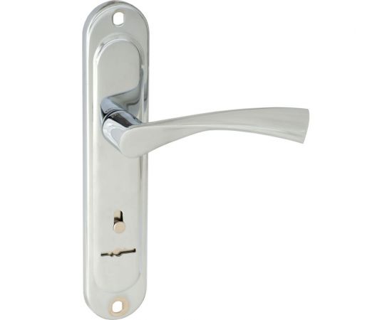 Ручка на планке VETTORE 42.323 AL R CP правая, алюминий, хром 20358 