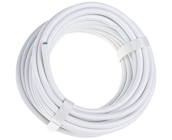 Провод ПВС REXANT 2x1,0 кв.мм белый 10 м ГОСТ 01-8032-10 