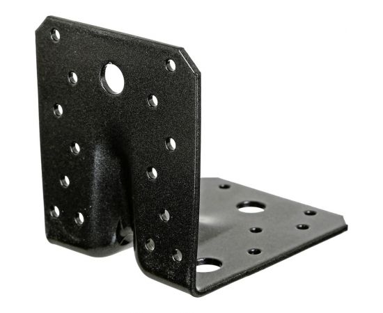 Уголок GAH ALBERTS DURAVIS перфорированный, усиленный, черный перламутр, 105x105x90 мм 301880 