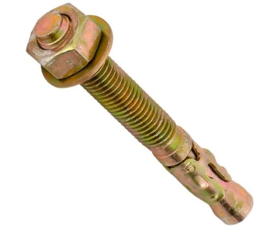 Клиновой анкер КРЕП-КОМП желтый цинк, 12x160, 25 шт. ак12160 