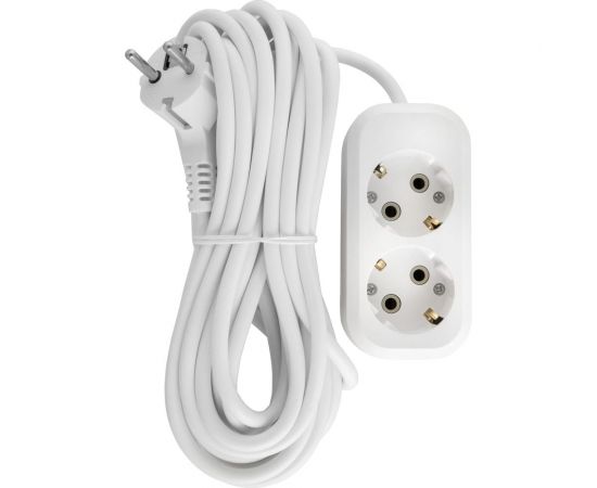 Бытовой удлинитель АБК-СИЛА 2 гнезда с заземлением 7м ПВС 3х1мм кв. 16А/220В/3500Вт 1шт 2200504 