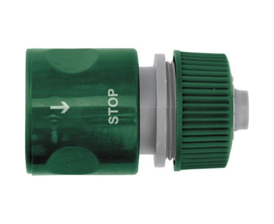 Соединитель пластиковый с автостопом 3/4" FIT IT 77406 