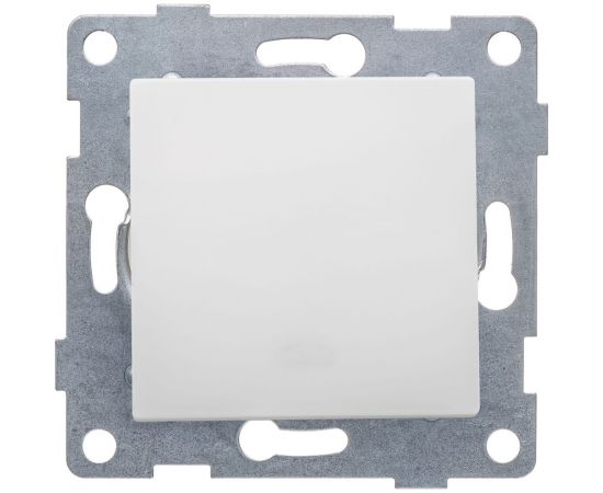 Механизм выключателя GUSI ELECTRIC Ugra 1 клавиша, самовозвратный, СУ, 10А, 250В, белый С11В6-001 