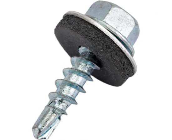 Кровельный саморез Bohrer 4,8x19, оцинкованный, 250 шт. SKZ-4,8х19-250 