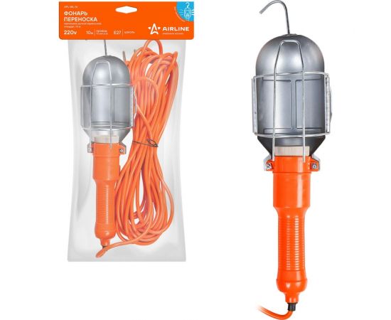 Фонарь Airline переноска 220В, провод 10 м AFL-WL-16 