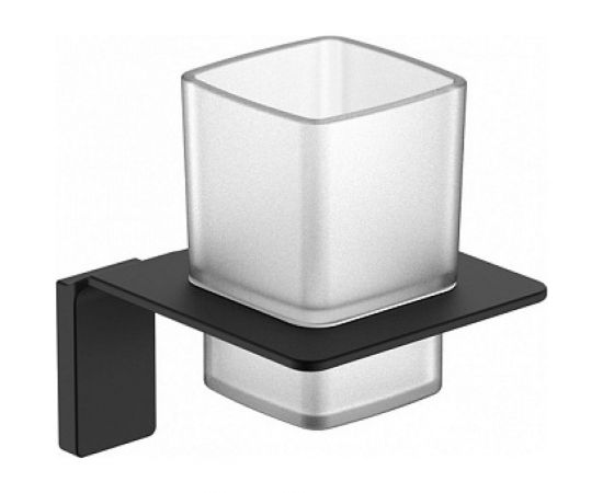 Подстаканник IDDIS Slide одинарный, матовое стекло, сплав металлов SLIBSG1i45 