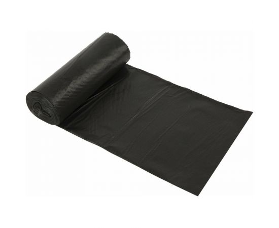 Мешки в рулоне для мусора прочные 120 л, черные, 10 шт, ПНД, 25 мкм, 70x110 см ОФИСМАГ 601389 – изображение 2