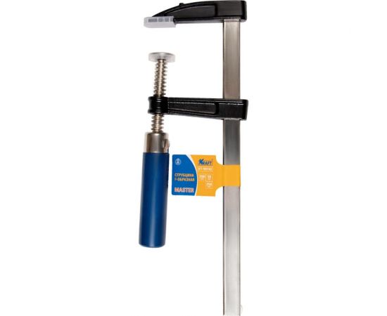 Струбцина KRAFT Master F-образная, 200х50х250 мм, деревянная рукоятка KT 705102 – изображение 2