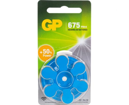 Воздушно-цинковые батарейки GP ZA675F 6 шт ZA675FRA-ED6 – изображение 2