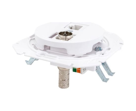 Механизм компьютерной розетки +ТВ Bylectrica скрытая установка, серия ПРОВАНС, белый ТК-6351 – изображение 2