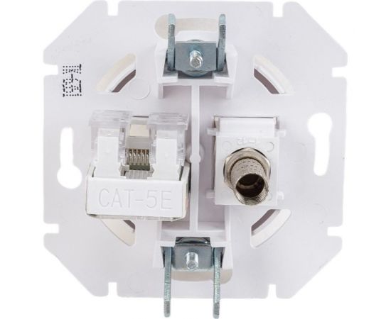 Механизм компьютерной розетки +ТВ Bylectrica скрытая установка, серия ПРОВАНС, белый ТК-6351 – изображение 3