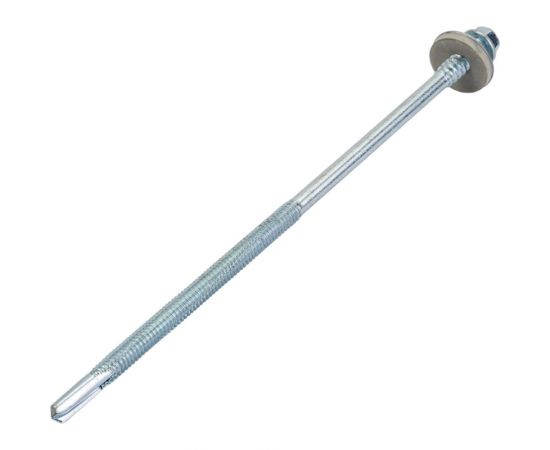 Саморез для сэндвич-панелей Daxmer 6,3/5,5x155 мм, цинк, 250 шт. 317625 – изображение 3