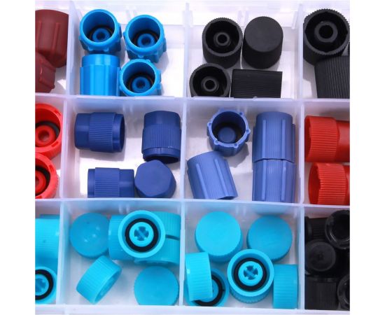 Комплект колпачков на ниппель автокондиционера 77 шт ОДА Сервис ODA-9005 – изображение 3