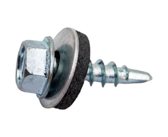 Кровельный саморез Bohrer 4,8x19, оцинкованный, 250 шт. SKZ-4,8х19-250 – изображение 3