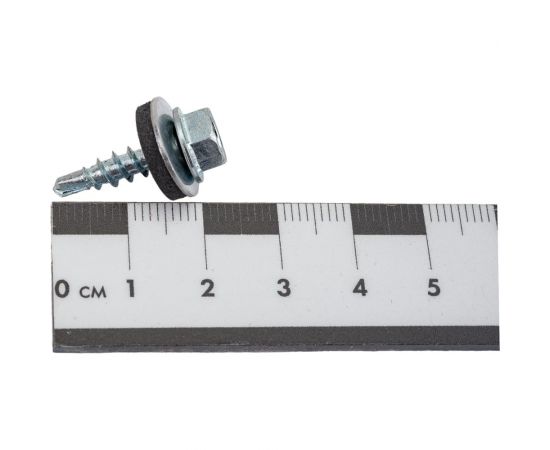 Кровельный саморез Bohrer 4,8x19, оцинкованный, 250 шт. SKZ-4,8х19-250 – изображение 4