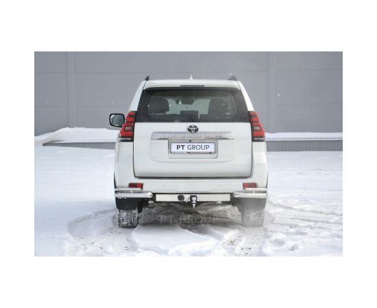 Фаркоп PT Group (съемный квадрат) с НЕРЖ накладкой TOYOTA LAND CRUISER PRADO 150 2009-н.в. TPR991101 – изображение 4