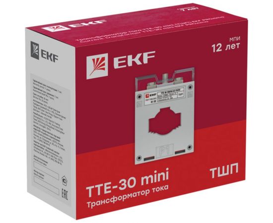 Трансформатор тока EKF ТТЕ-30-200/5А класс точности 0,5 PROxima SQtte-30-200 – изображение 5