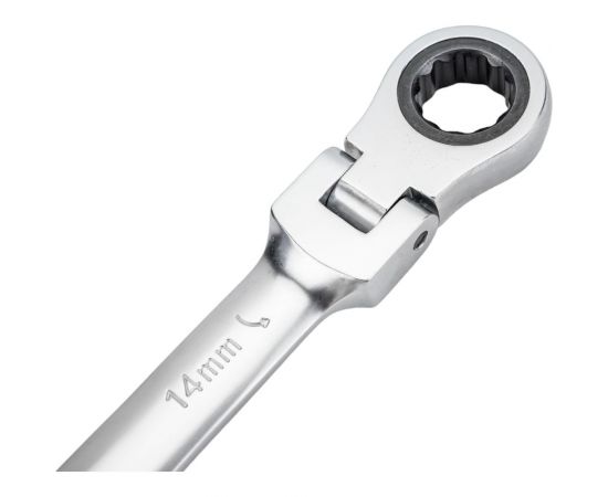 Комбинированный трещоточный шарнирный ключ 13 мм Gigant grf-133 – изображение 5