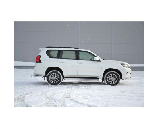 Фаркоп PT Group (съемный квадрат) с НЕРЖ накладкой TOYOTA LAND CRUISER PRADO 150 2009-н.в. TPR991101 – изображение 5