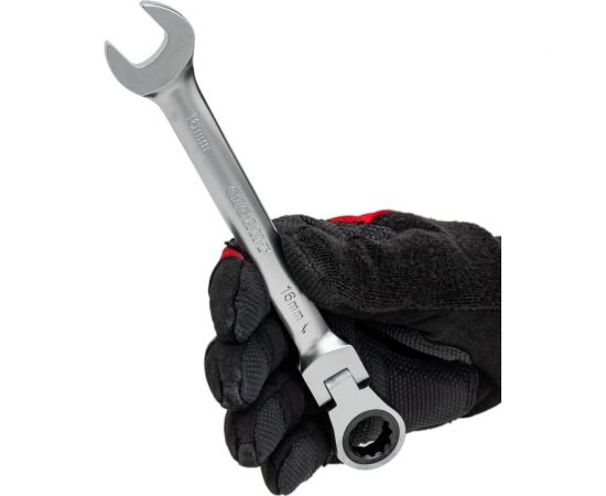 Комбинированный трещоточный шарнирный ключ 16 мм Gigant grf-135 – изображение 6