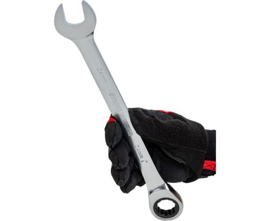 Комбинированный трещоточный ключ 24мм Gigant grf-129 – изображение 6