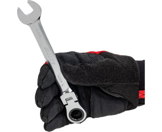 Комбинированный трещоточный шарнирный ключ 13 мм Gigant grf-133 – изображение 6