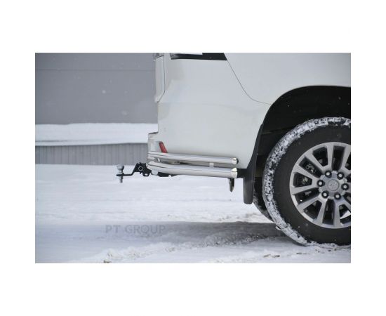 Фаркоп PT Group (съемный квадрат) с НЕРЖ накладкой TOYOTA LAND CRUISER PRADO 150 2009-н.в. TPR991101 – изображение 6