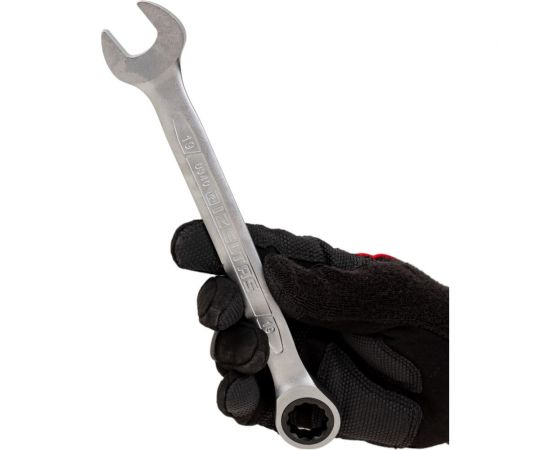 Набор трещоточных комбинированных ключей IZELTAS 10 предметов, 0340002110 – изображение 7