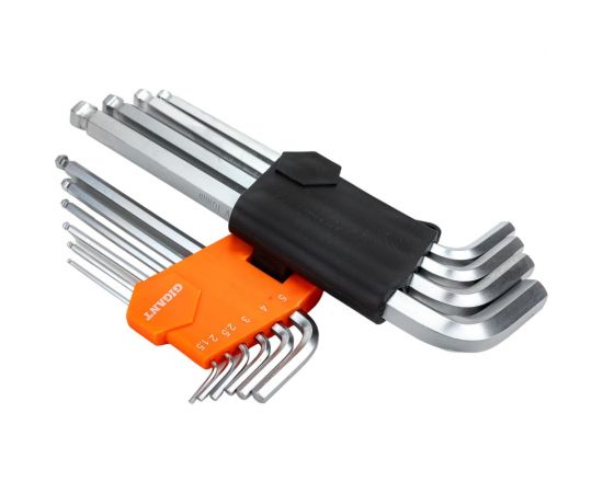 Набор шестигранных ключей с шаром 10 шт Gigant grf-123 – изображение 8