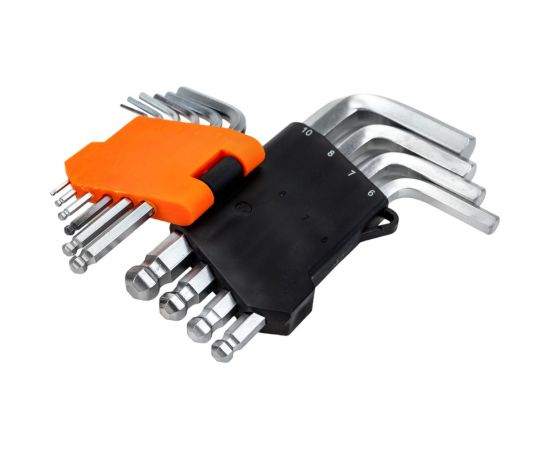 Набор шестигранных коротких ключей 10 шт Gigant grf-122 – изображение 9