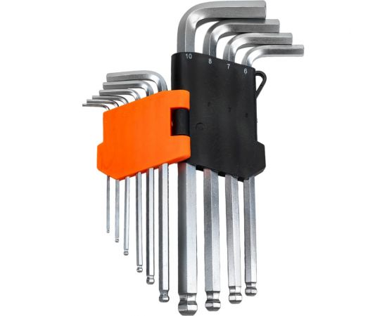 Набор шестигранных ключей с шаром 10 шт Gigant grf-123 – изображение 9