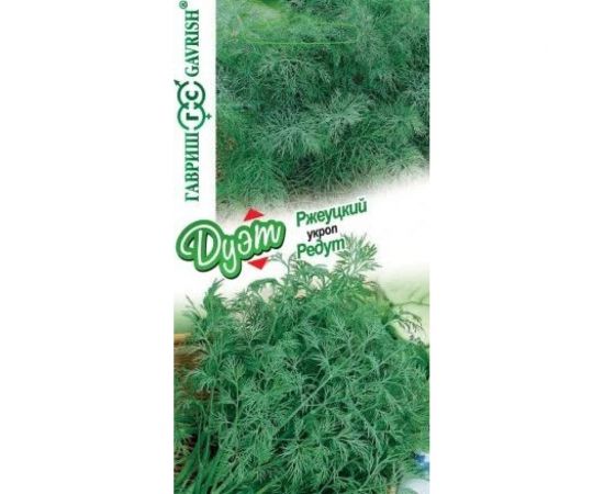 Семена ГАВРИШ Укроп Редут 2.0 г + Ржеуцкий 2.0 г авторские серия Дуэт 1999944926 