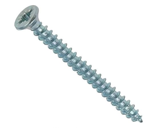 Универсальные шурупы МТК белый цинк, 4,0x16, 1000 шт. 112357 