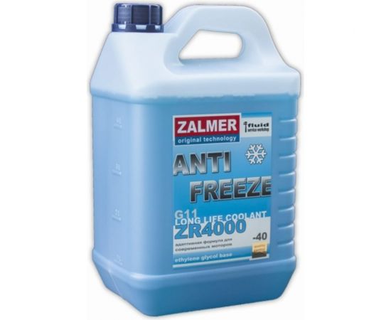 Антифриз ZALMER Antifreeze ZR4000 LLC G11 синий -40С 5кг ZR40L005 