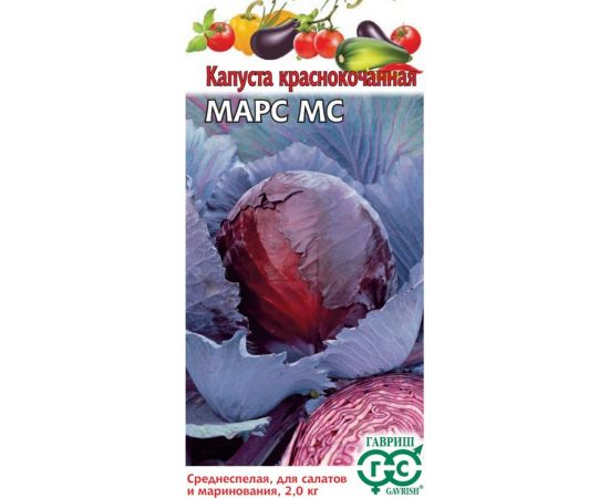 Капуста краснокочанная ГАВРИШ Марс М?? 0.1 г 1071856527 