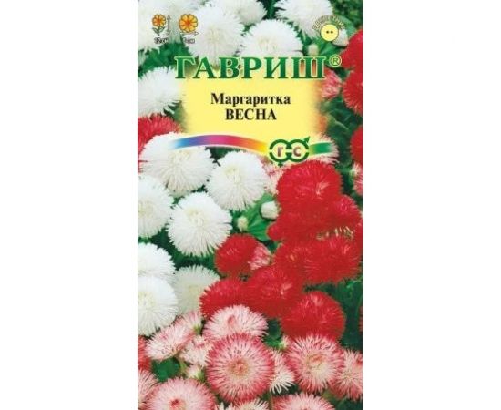 Семена ГАВРИШ Маргаритка Весна смесь 0.02 г 1071857970 