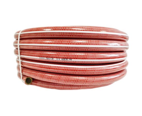 Пятислойный, армированный шланг НОВЭМ ПВХ ЛапотОК ЛПТ 3/4"" 15м, красный – изображение 2