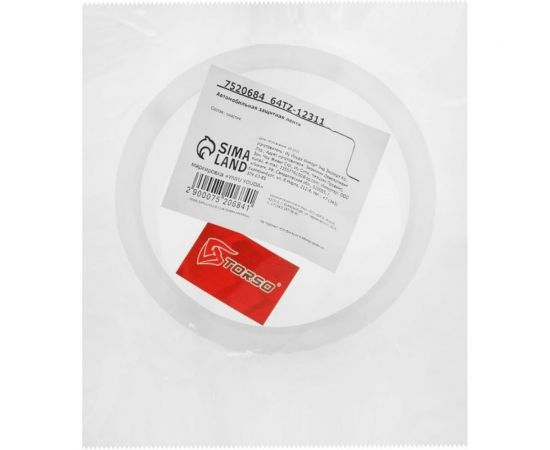 Автомобильная защитная лента TORSO прозрачная, односторонняя, 7х500 см 7520684 – изображение 2