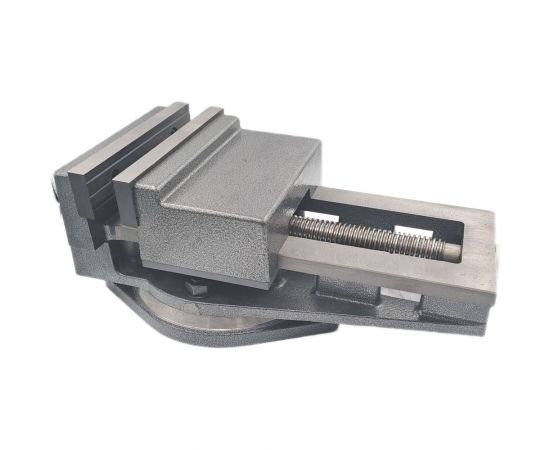 Станочные тиски TORNERI с открытым винтом поворотные L губок 200 мм, серия QB200 045769 – изображение 2