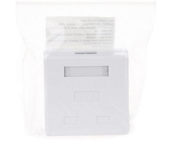 Внешняя двойная розетка TV-COM RJ-45 /FTP/ экранированная, категирии 5E, STV-2RJ45F – изображение 3