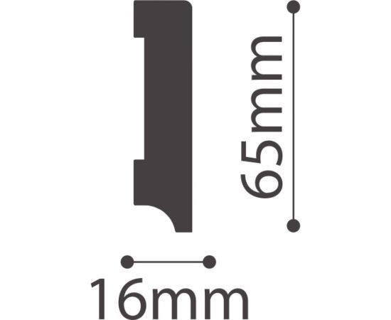 Плинтус РУССКИЙ ПРОФИЛЬ деревянный, 65х16х2400 мм, Венге 4680427068447 – изображение 3