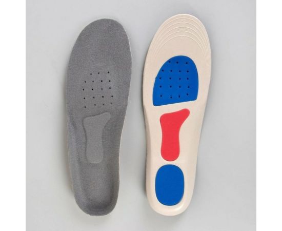 Универсальные спортивные стельки ONLITOP размер 41-46, серые ОТ 1866823 – изображение 3