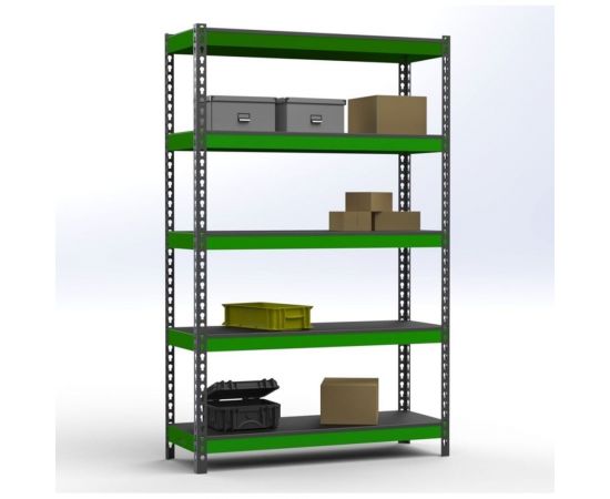 Стеллаж ООО Металекс Metalex HARD 2200x1800x600 5 полок SHDV221860 – изображение 3