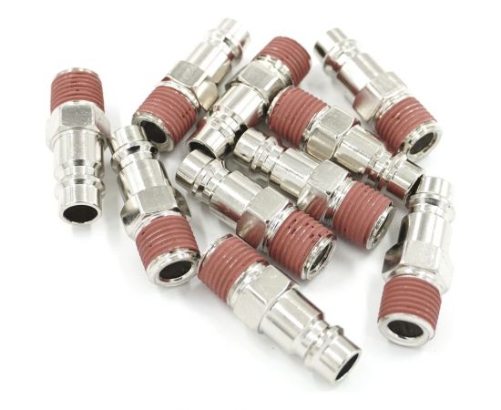 Штекер быстроразъемного соединения (10 шт; рапид EURO - 1/2""M) WIEDERKRAFT WDK-84PM – изображение 3