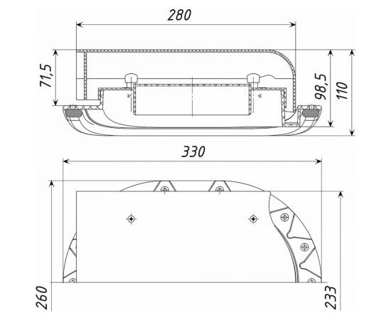 Кровельный аэратор Татполимер ТР-88/S красный 29292 – изображение 4